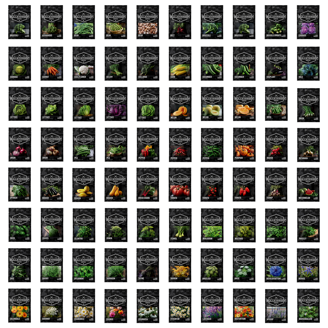 Survival Seed Vault - 80 Varieties