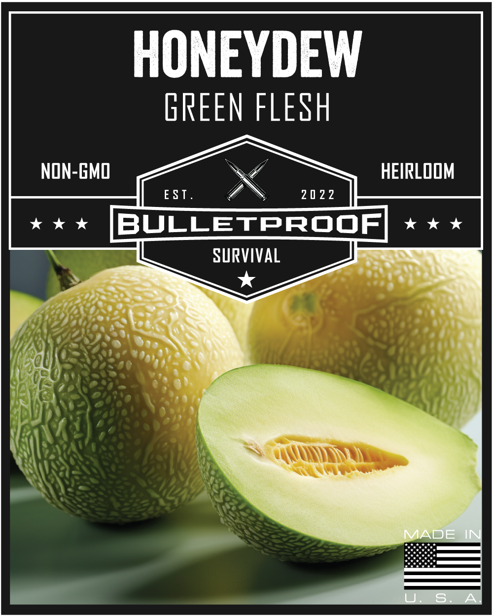 Honeydew Melon - Green Flesh